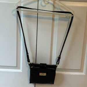 Brahmin Black Patent Leather Crossbody Bag